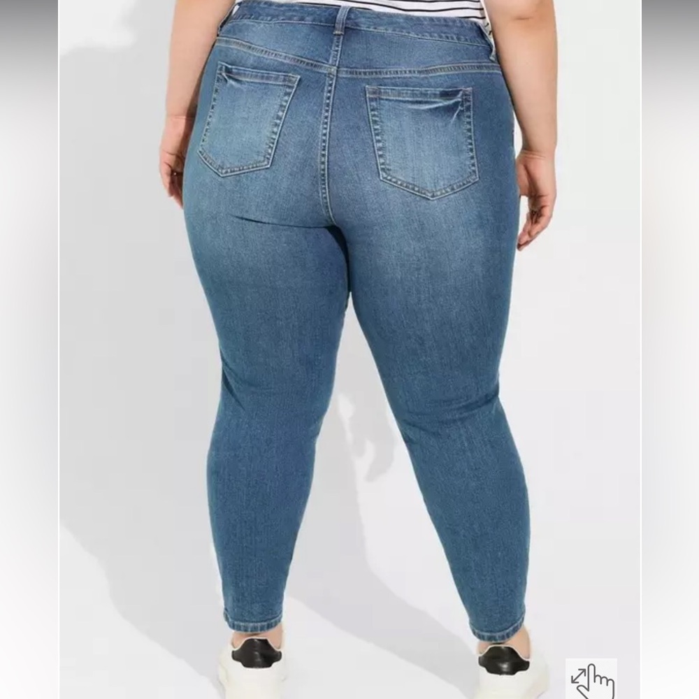 Torrid 14 X-Short Perfect Skinny Ankle Vintage Stretch Mid-
Rise Jean EUC - Picture 8 of 9